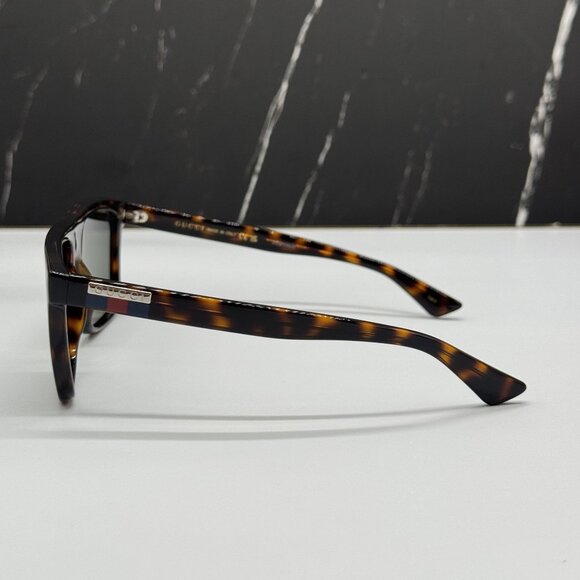 NEW GUCCI SUNGLASSES GG0748S 003 HAVANA EYEWEAR - Picture 6 of 10